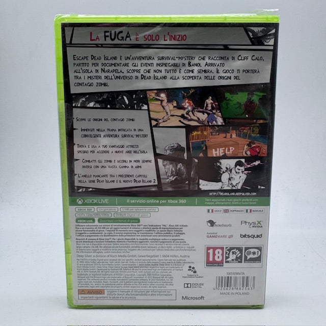 Escape Dead Island Xbox 360 PAL ITA (NUOVO)