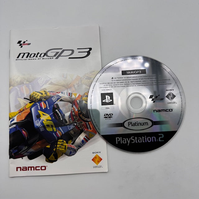 MotoGP3 Platinum PS2 Playstation 2 PAL ITA (USATO)