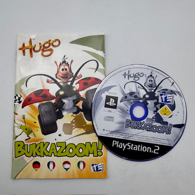 Hugo - Bukkazoom PS2 Playstation 2 PAL ITA (USATO)