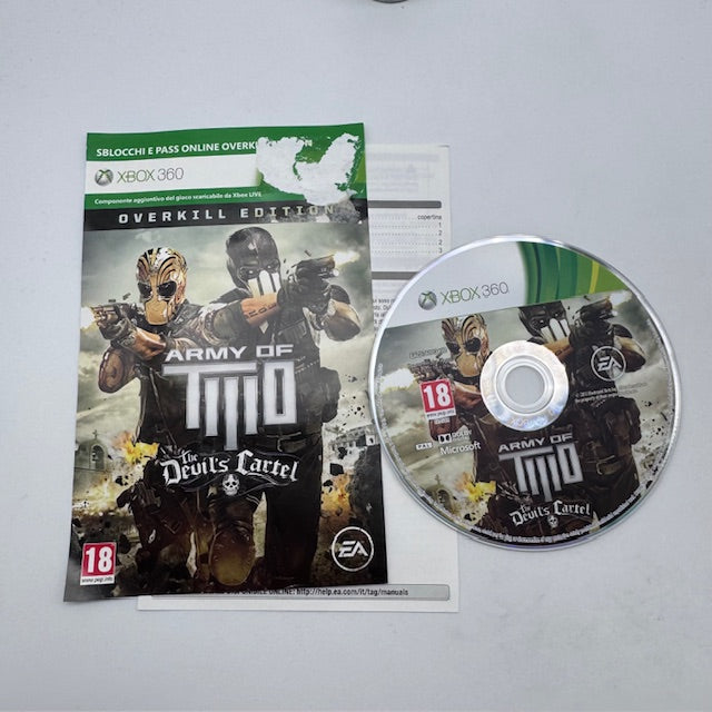 Army of Two The Devil's Cartel Overkill Edition X360 Xbox 360 Pal Ita (USATO)