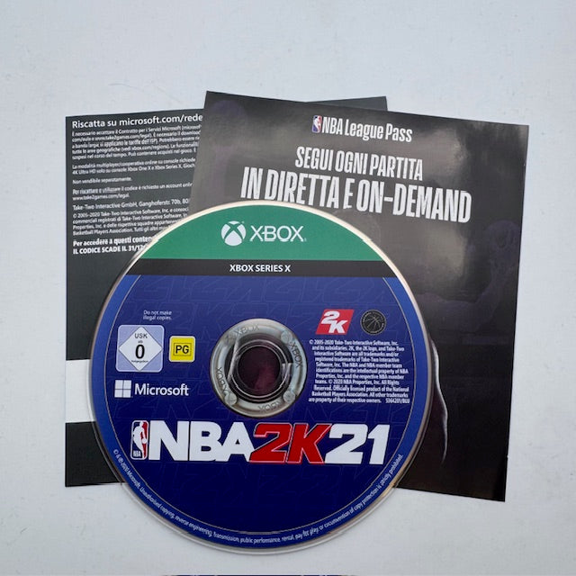 NBA 2K21 Xbox Series X PAL ITA (USATO)