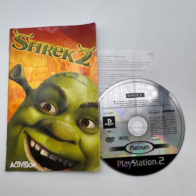 Shrek 2 Platinum PS2 Playstation 2 PAL ITA (USATO)