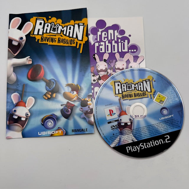 Rayman Raving Rabbids Platinum PS2 Playstation 2 PAL ITA (USATO)
