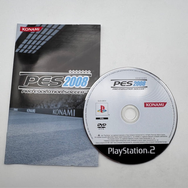Pro Evolution Soccer 2008 PES PS2 Playstation 2 PAL ITA (USATO)