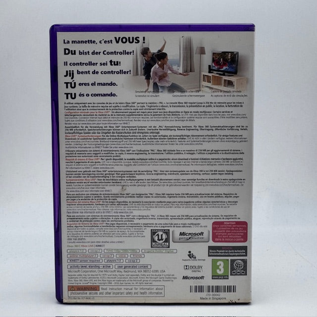KINECT ADVENTURES (Richiede KINECT) Xbox 360 PAL ITA (USATO)