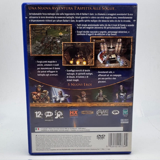 Baldur's Gate Dark Alliance II PS2 Playstation 2 PAL ITA (USATO)