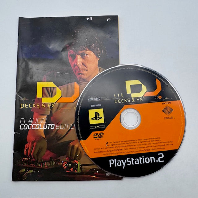 DJ Decks & FX Coccoluto Edition PS2 Playstation 2 PAL ITA (USATO)