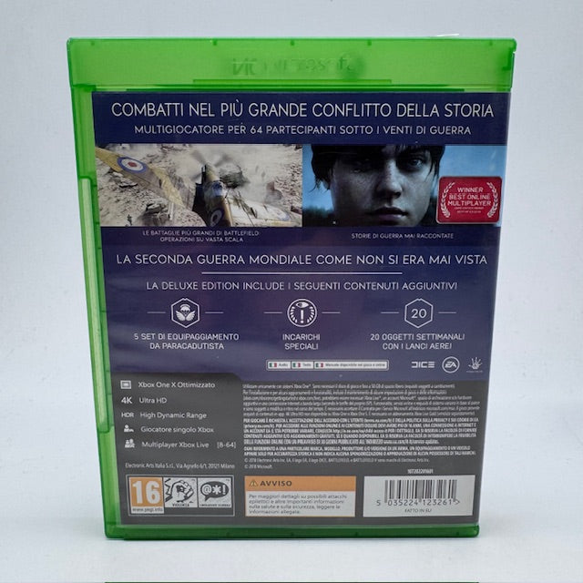 Battlefield V (5) Deluxe Edition Xbox One/Series X PAL ITA (USATO)