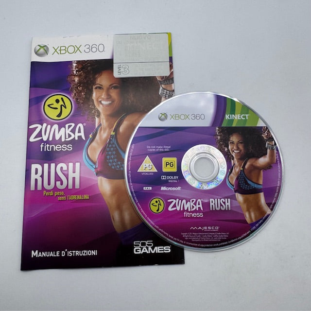 Zumba Fitness Rush (Richiede KINECT) Xbox 360 PAL ITA (USATO)