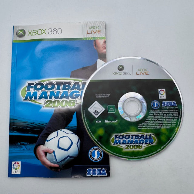 Football Manager 2006 Xbox 360 PAL ITA (USATO)