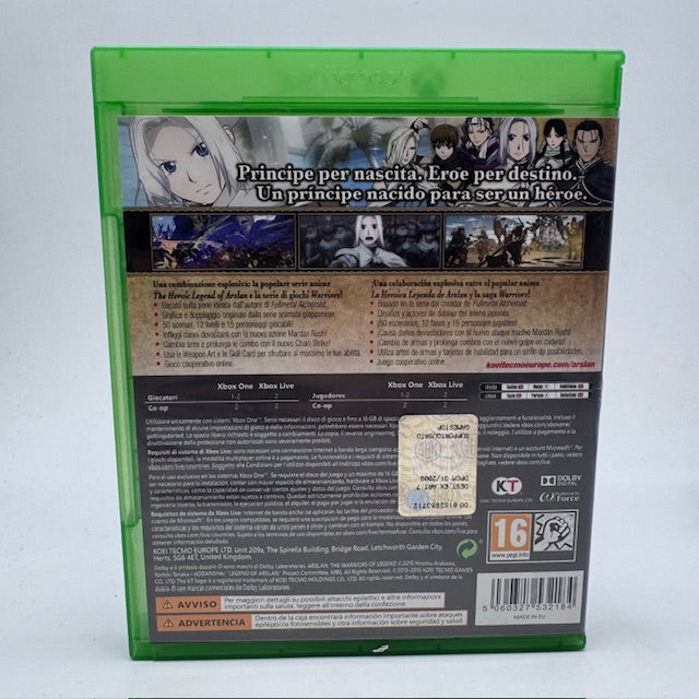 Arslan The Warrior of Legends Xbox One/Series X PAL ITA (USATO)