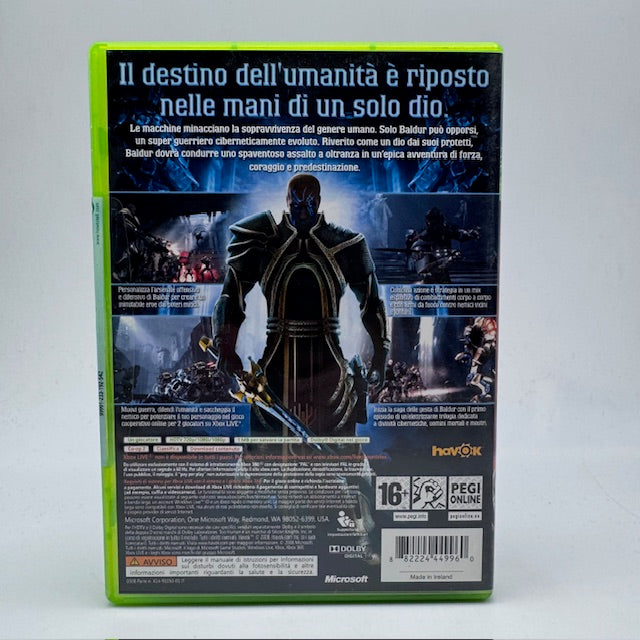 TOO HUMAN Xbox 360 PAL ITA (USATO)
