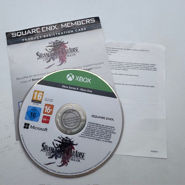 Final Fantasy Stanger of Paradise Xbox Series X PAL ITA (USATO)