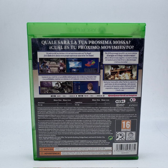 Dinasty Warriors 8 Xbox One/Series X PAL ITA (USATO)