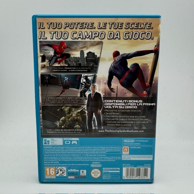 The Amazing Spider-Man Ultimate Edition Nintendo WiiU PAL ITA Triangolo Blu (Usato)