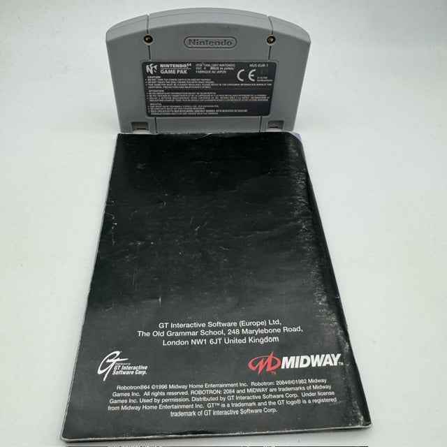 Robotron 64 Nintendo 64 N64 PAL ITA LOOSE/CARTUCCIA + LIBRETTO (USATO)