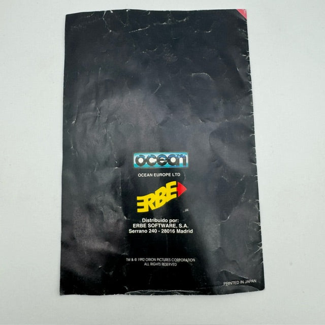 Robocop 3 SNES Super Nintendo PAL ESP SOLO LIBRETTO (Usato)