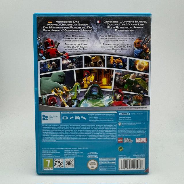 Lego Marvel Super Heroes Nintendo WiiU PAL GER/FRA Triangolo Viola (Usato)