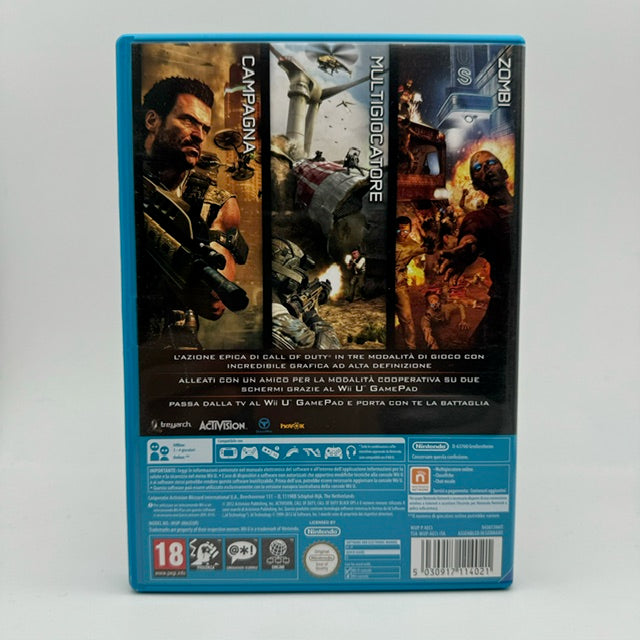 Call Of Duty Black Ops II 2 Nintendo WiiU PAL ITA Triangolo Blu (Usato)