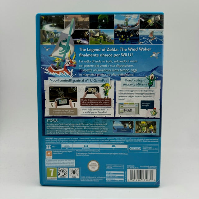 The Legend Of Zelda The Wind Waker HD Selects Nintendo WiiU PAL Triangolo Blu (Usato)