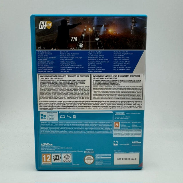 Guitar Hero Live Nintendo WiiU PAL ITA /SPA Triangolo Viola (Usato)