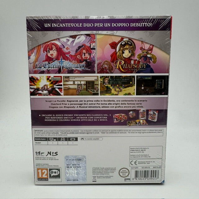 Prinny Presents Nis Classics Vol.3 La Pucelle Ragnarok + Rhapsody Nintendo Switch PAL ITA (NUOVO)