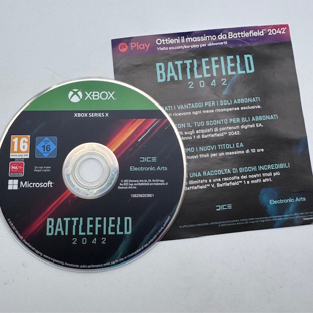 Battlefield 2042 Xbox Series X PAL ITA (USATO)