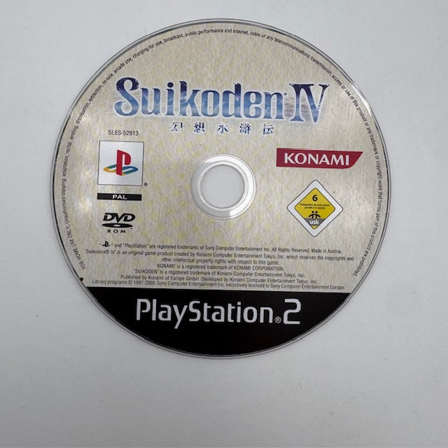 Suikoden IV 4 PS2 Playstation 2 PAL ITA (USATO)