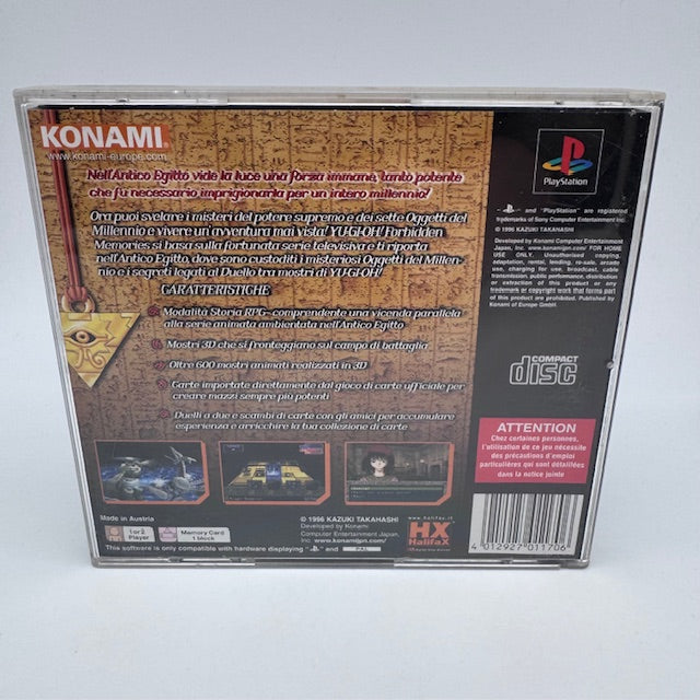 Yu-Gi-Oh! Forbidden Memories PS1 Playstation 1 PAL ITA (USATO)
