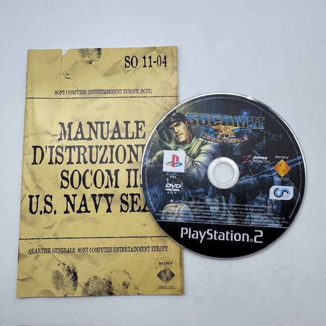 SOCOM II U.S. Navy SEALs PS2 Playstation 2 PAL ITA (USATO)