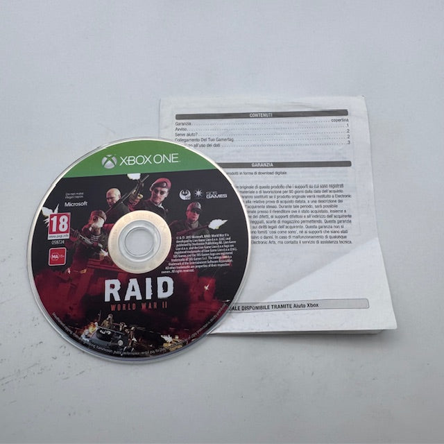 Raid - World War II 2 Xbox One/Series X PAL ITA (USATO)