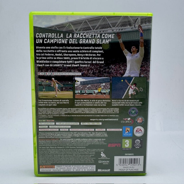 Grand Slam Tennis 2 Xbox 360 PAL ITA (USATO)