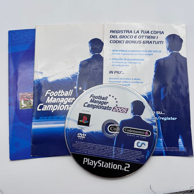 Football Manager Campionato 2005 PS2 Playstation 2 PAL ITA (USATO)