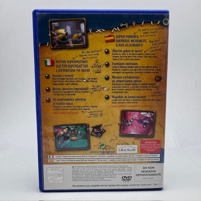 Rayman 3 Hoodlum Havoc PS2 Playstation 2 PAL ITA (USATO)