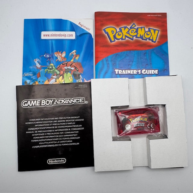 Pokemon Versione Rubino Game Boy Advance GBA PAL ITA (USATO)