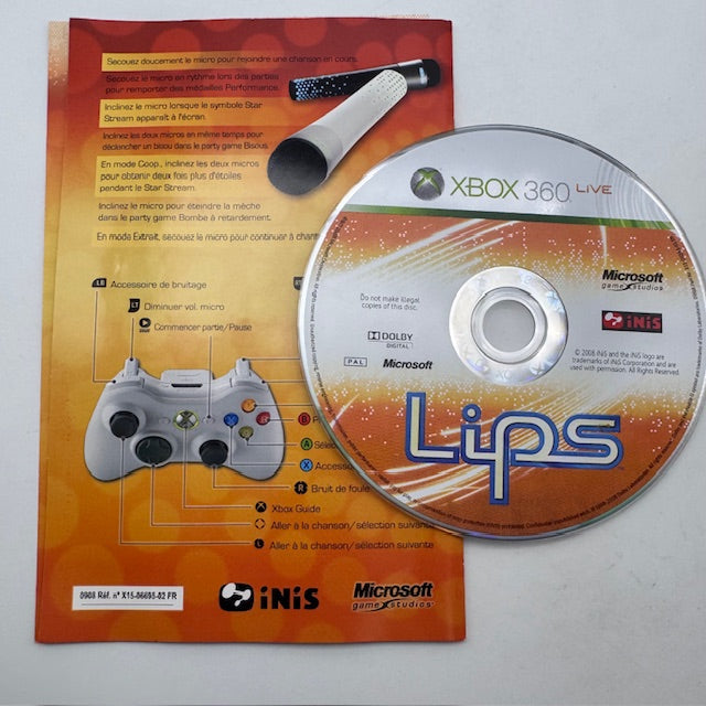 Lips Xbox 360 PAL FRA (USATO)