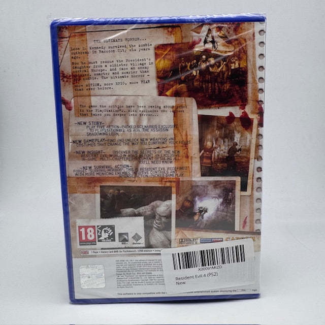 Resident Evil 4 Gold PS2 Playstation 2 PAL UK