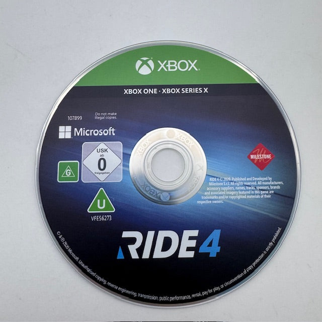 Ride 4 Xbox One/ Series X PAL ITA (USATO)