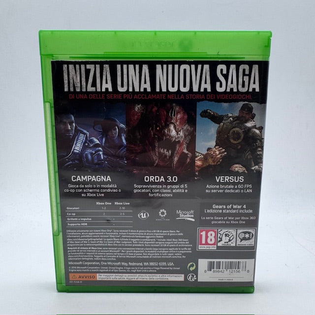 Gears of Wars 4 Xbox One/Series X PAL ITA (USATO)
