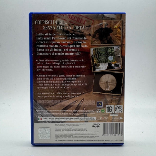 Commandos Strike Force PS2 Playstation 2 PAL ITA (USATO)
