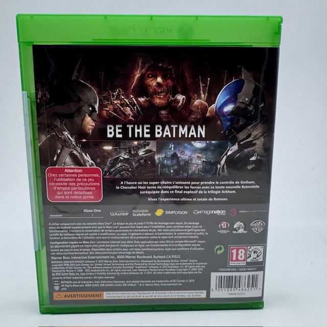 Batman Arkham Knight Xbox One/Series X PAL FRA (USATO)