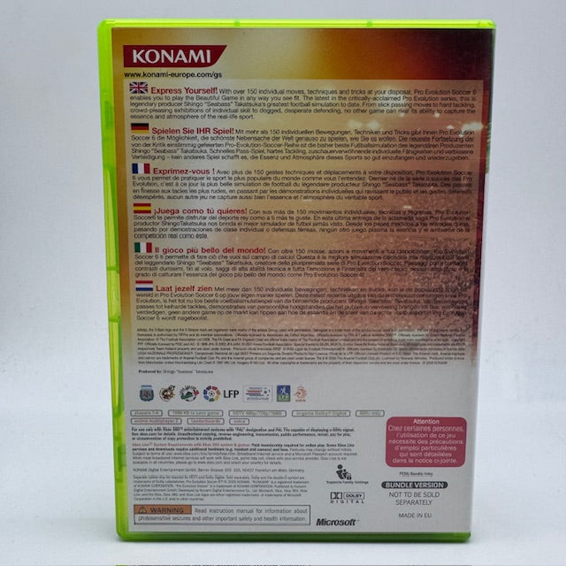 Pro Evolution Soccer 6 Bundle Version Xbox 360 PAL ITA (USATO)