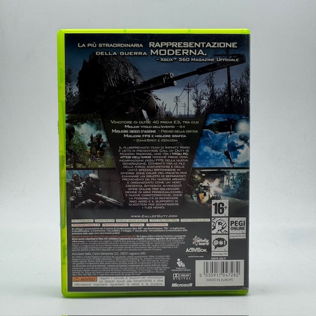 Call of Duty 4 Modern Warfare Xbox 360 PAL ITA (Usato)