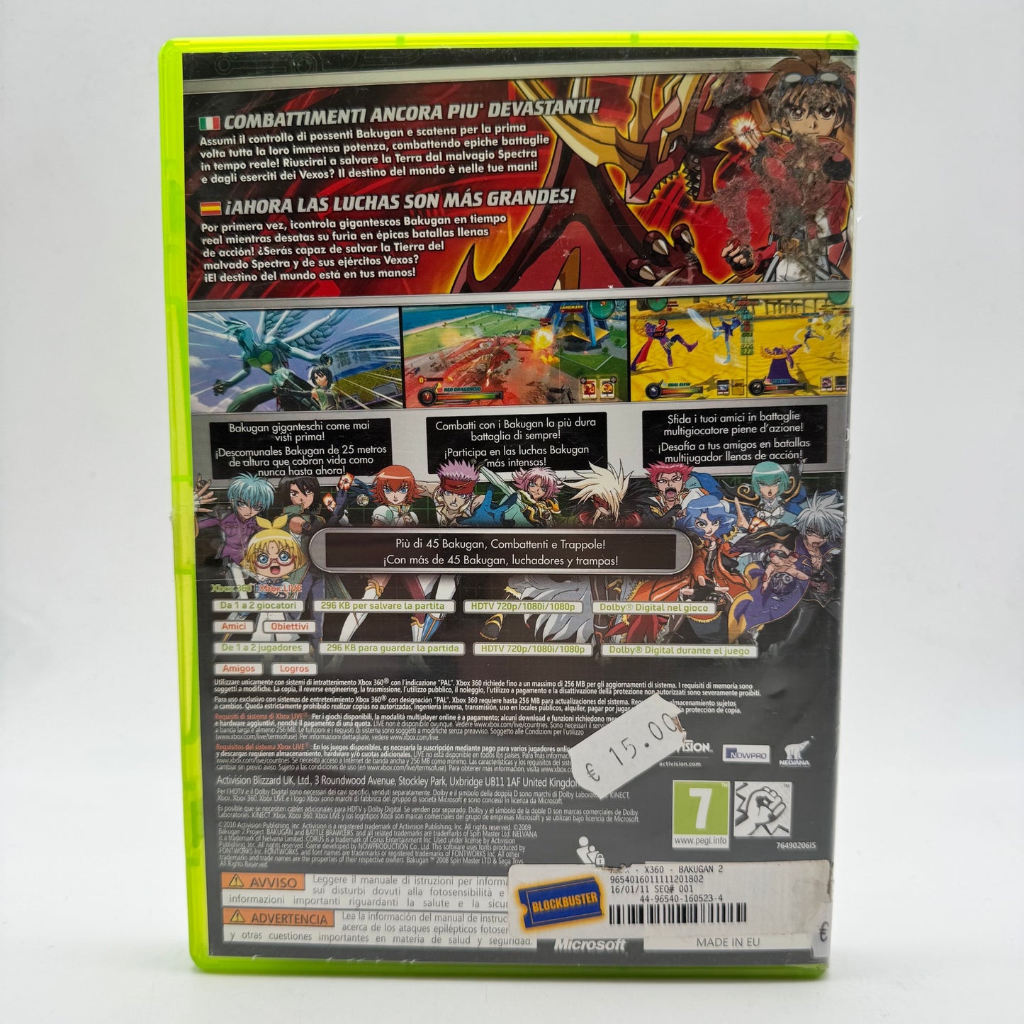 Bakugan - Defenders of the Core Xbox 360 PAL ITA (USATO)