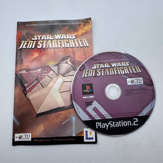 Star Wars Jedi Starfighter PS2 Playstation 2 PAL ITA (USATO)