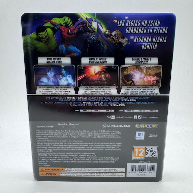Marvel vs Capcom Infinite Steelbook Xbox One/Series X PAL ITA (USATO)