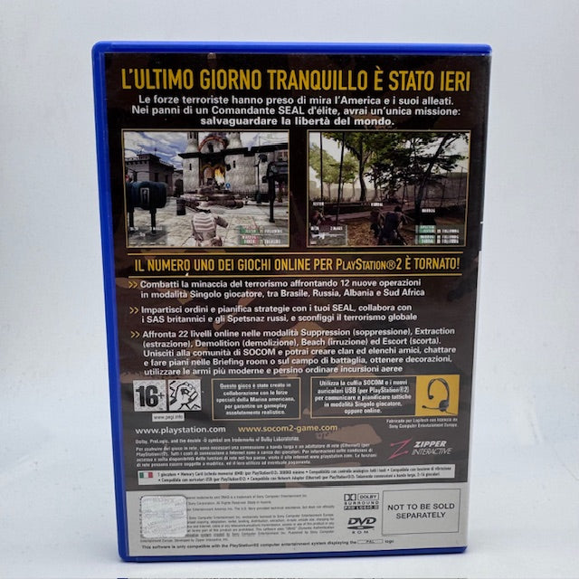 SOCOM II U.S. Navy SEALs PS2 Playstation 2 PAL ITA (USATO)
