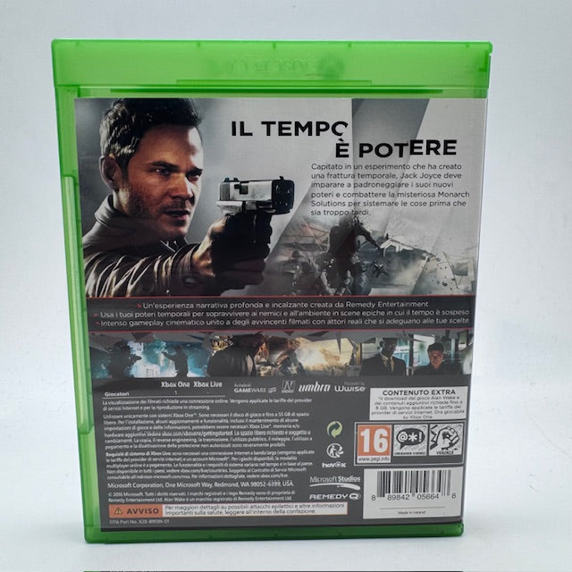 Quantum Break Xbox One/Series X PAL ITA (USATO)