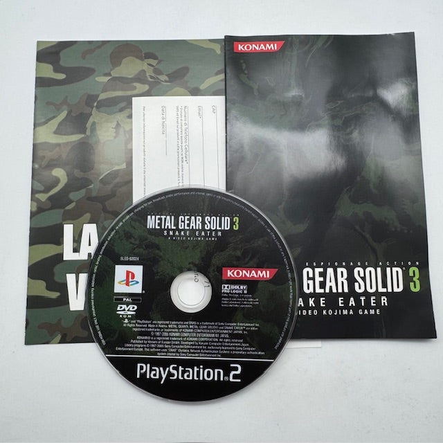 Metal Gear Solid3: Snake Eater PS2 Playstation 2 PAL ITA (USATO)
