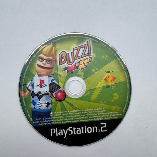 Buzz! The Sports Quiz PS2 Playstation 2 PAL ITA (USATO)